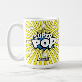 Serietidnings Pop Art SUPER POP! Rolig Pun Mug Kaffemugg