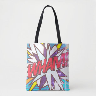 Serietidnings Pop Art WHAM! BANG! Retro Tygkasse