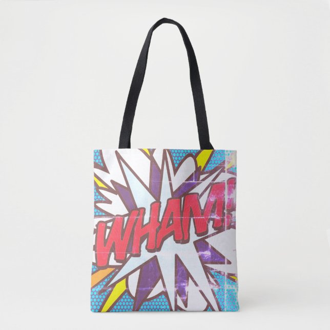 Serietidnings Pop Art WHAM! BANG! Retro Tygkasse (Framsida)