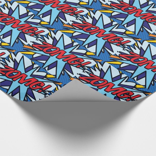 Serietidnings Popkonst ZOMG Presentpapper (Hörn)