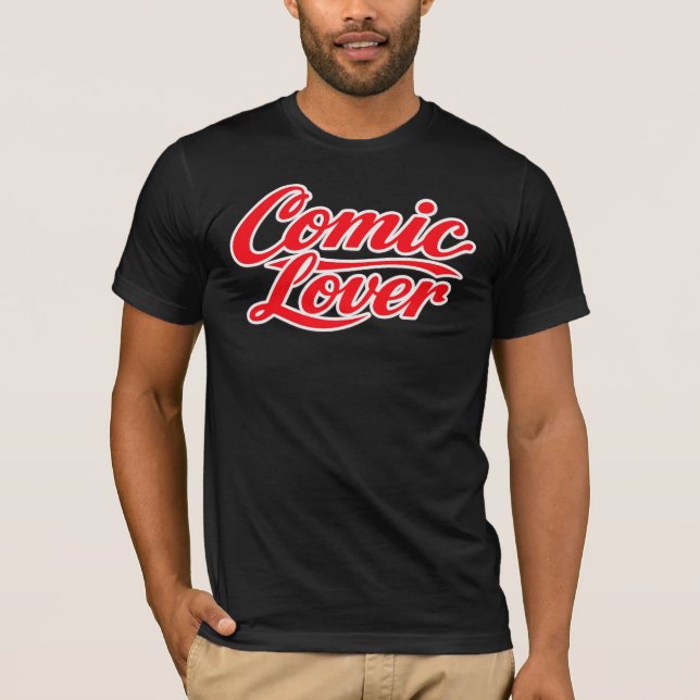 Serietidningsälskare Fet design 2 T Shirt (Framsida)