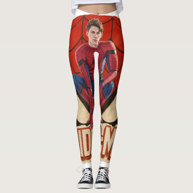 Serietidningssuperhjälte Leggings (Framsida)