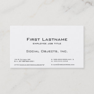 Serif Bank Gothic-mall Visitkort