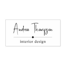 Serif Business med minimal Avslappnad Självfärgande Stämpel