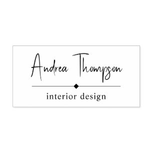 Serif Business med minimal Avslappnad Självfärgande Stämpel