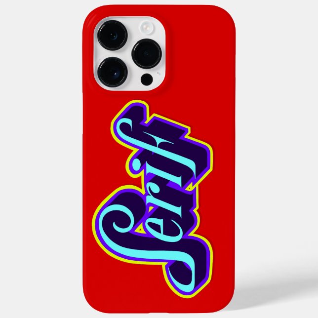 Serif - Coque pour Iphone (Baksida)