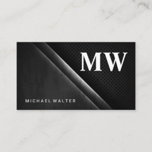 Serif Monogram Monogram Visitkort
