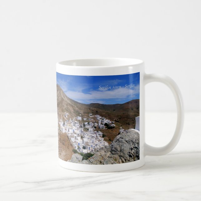 Serifos-staden - Serifos Kaffemugg (Höger)