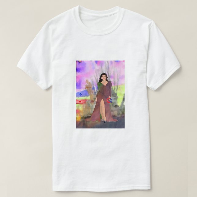 Serina I LeeMariie's kreativa designs T Shirt (Design framsida)