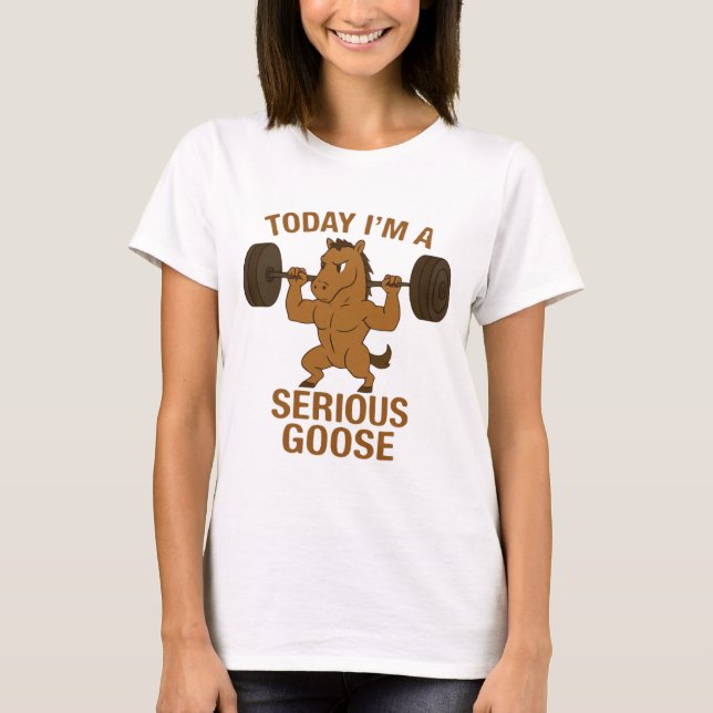 Seriös Goose Lusnyck T-shirt (Framsida)