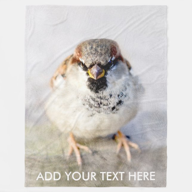 Seriös Sparrow Fleecefilt (Framsidan)