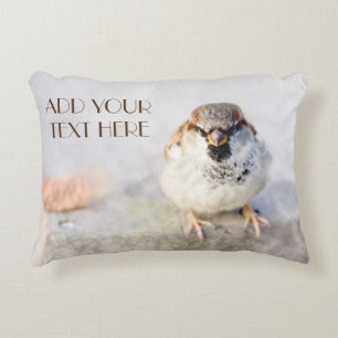 Seriös Sparrow Prydnadskudde