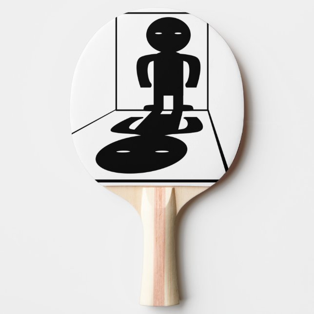 Seriöst intervall pingisracket (Framsidan)