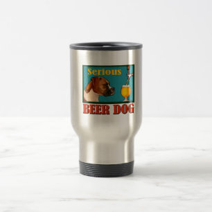 Seriöst öl Retro Boxer Hund Craft Beer Älskare Resemugg
