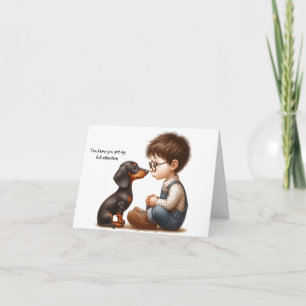 Serious Dachshund Kort