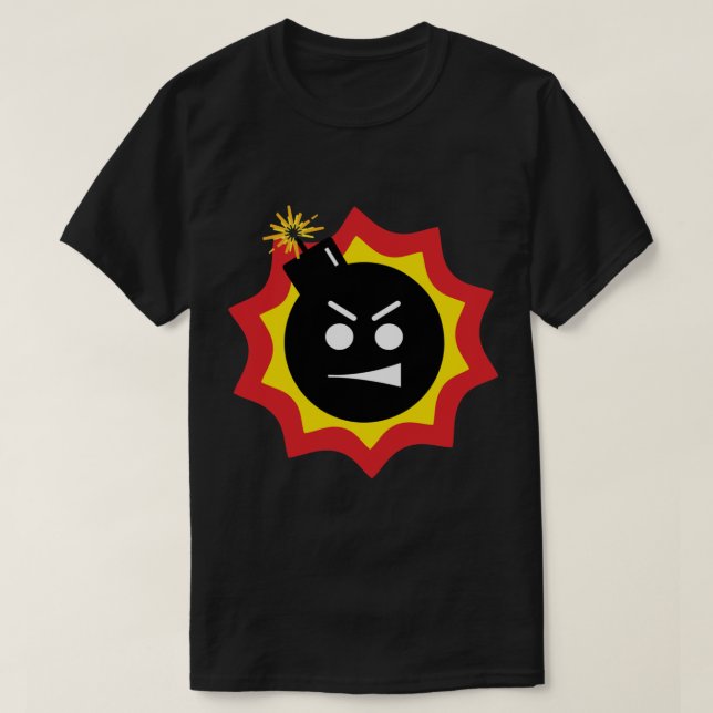 Serious Sam Kort Fuse Bomb Logotyp Classic T-Shirt (Design framsida)