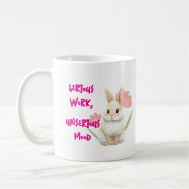 Serious work, unserious mood kaffemugg