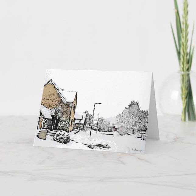 Serlby Lane, Harthill med Woodall. Kort (Framsida)