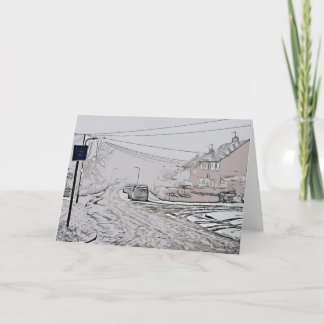 Serlby Lane, Harthill med Woodall. Kort