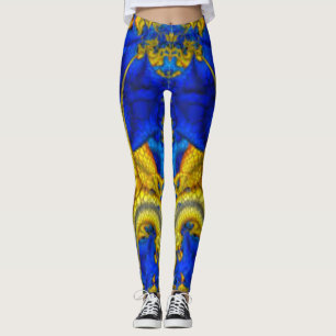 Sermentin Safirblå Avatar Leggings