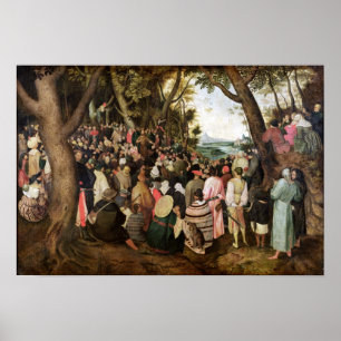 Sermon of St. John the Baptist Poster