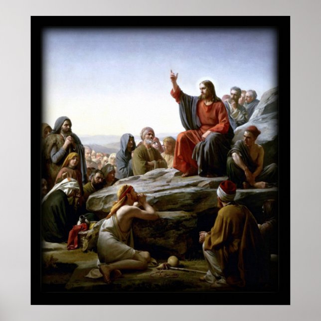 Sermon On The Mount Biblical Poster (Framsidan)