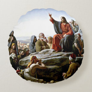 Sermon på berget - Carl Bloch, bra konst, Rund Kudde