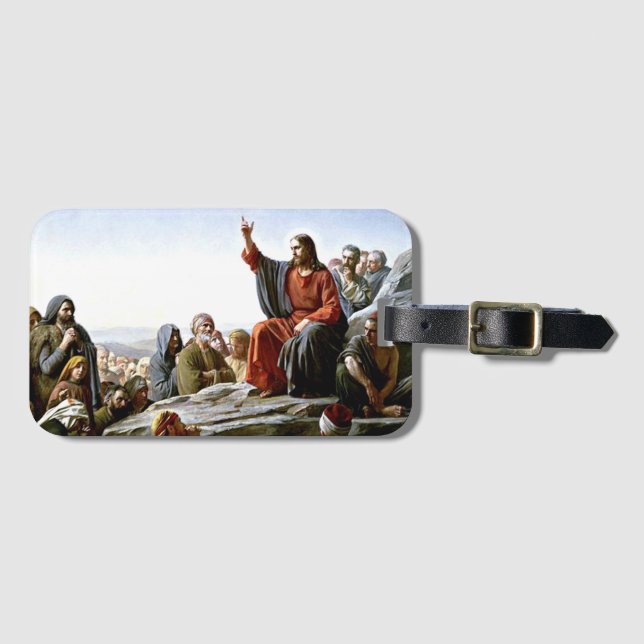 Sermon på berget - Carl Bloch-tavlan Bagagebricka (Framsida horisontal)