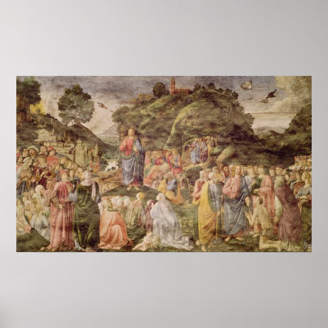 Sermon på berget, från Sistine Poster (Framsidan)