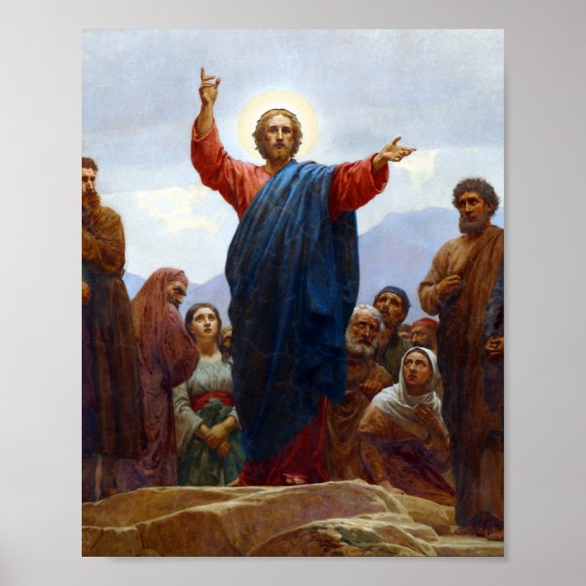 Sermon på berget poster (Framsidan)