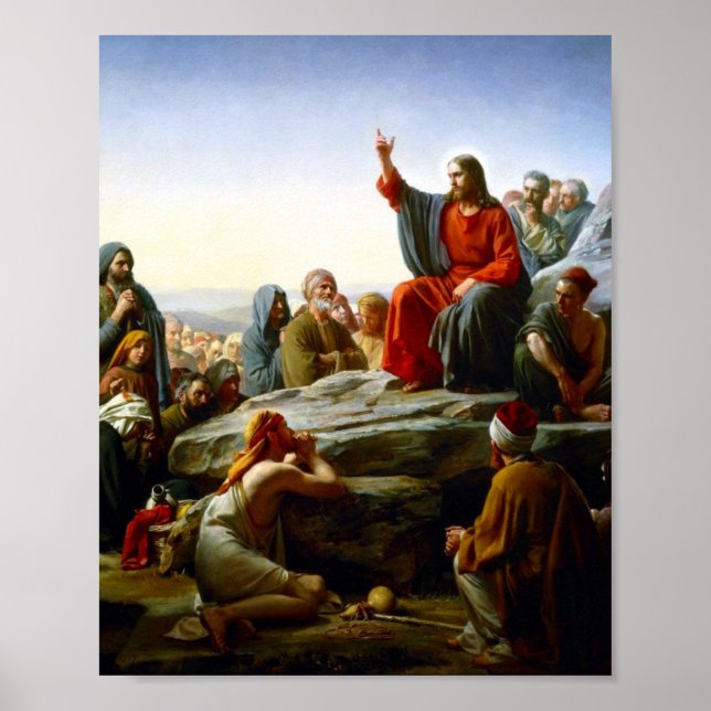 Sermon på berget poster (Framsidan)