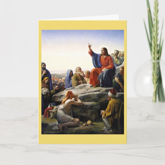 Sermon på berget, Religiösa Kort (Framsida)