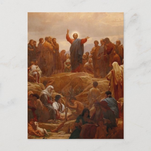 Sermon på berget vykort (Framsida)