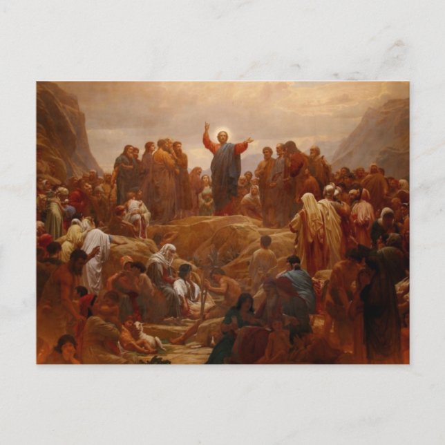 Sermon på berget vykort (Framsida)