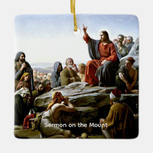 Sermon på Carl Blchs berget Julgransprydnad Keramik