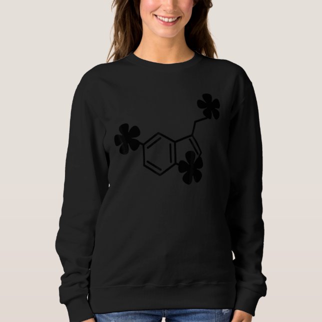 Serotonin Molecule School Psycholog Speciell Edu T Shirt (Framsida)