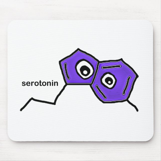 Serotonin Neurotransmitter Musmatta (Framsidan)