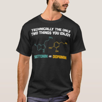 Serotonindopamin är ett nyttigt neuronaturvetenska t shirt