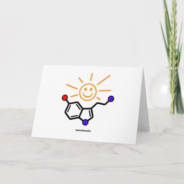 Serotoninsolskenkort Kort (Framsida)