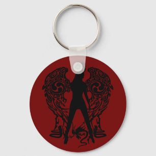 Serpent Angel Keychain Nyckelring