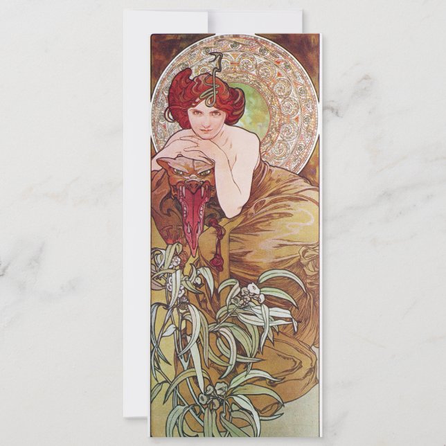 Serpent Art nouveau Inbjudningar (Framsida)