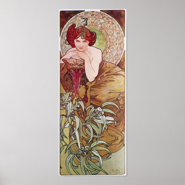 Serpent Art nouveau Poster (Framsidan)