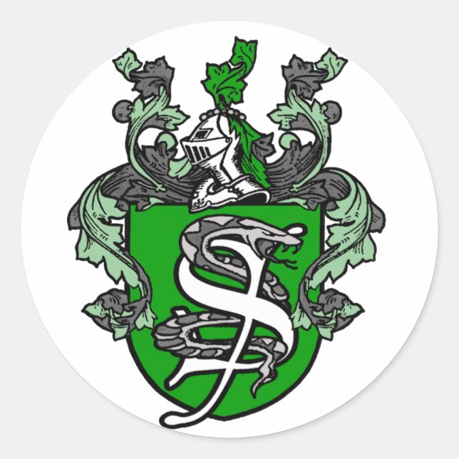 Serpent Crest - Klistermärken (Framsida)