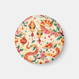 Serpent Dreams Chiness nytt år Magnet