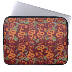 Serpent Luxe Mönster - White Lotus Laptop Fodral
