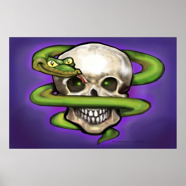 Serpent n Skull Poster (Framsidan)