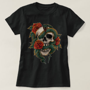 Serpent och skal t shirt