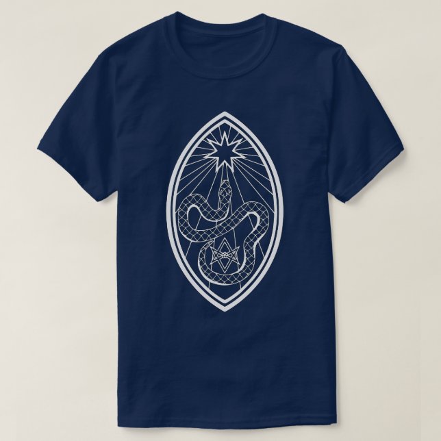 Serpent och Thelema T Shirt (Design framsida)