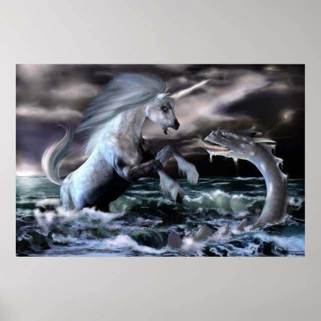 Serpent och Unicorn Poster (Framsidan)