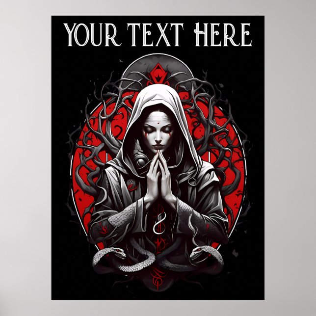 Serpent Priestess of the Shadow Grove Poster (Framsidan)